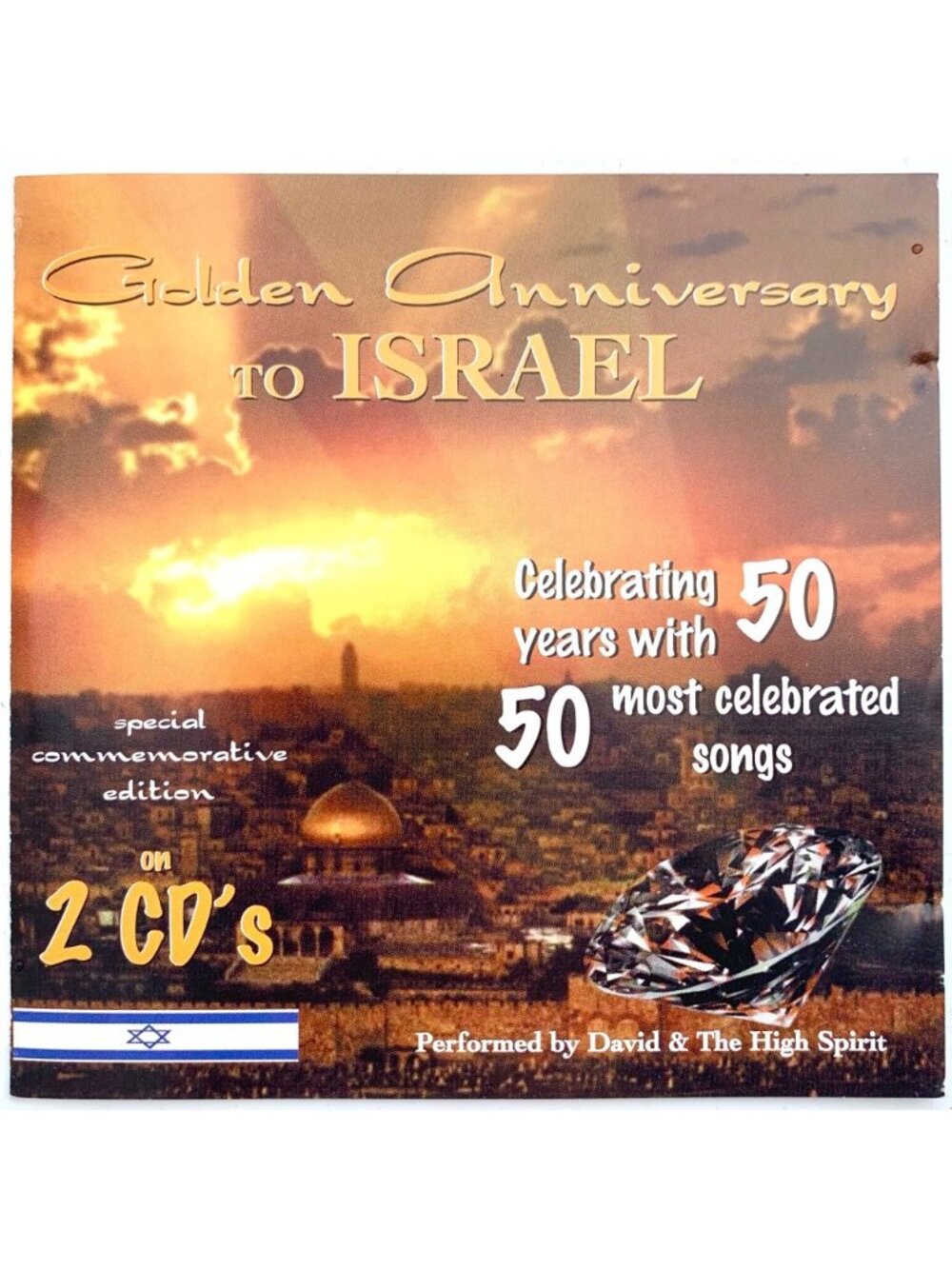 Golden Anniversary to Israel CD David & The High Spirit 50 Years Celebration